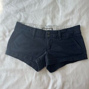 Y2K A&F Navy Shorts